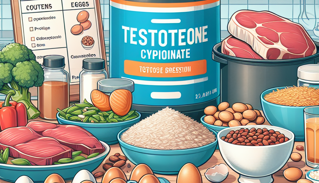 Dieta recomendada durante el uso de Cipionato de testosterona