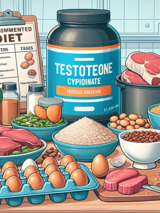 Dieta recomendada durante el uso de Cipionato de testosterona