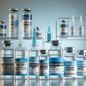 Alternativas legales a Agua bacteriostática para inyección