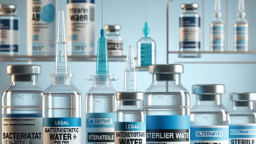 Alternativas legales a Agua bacteriostática para inyección