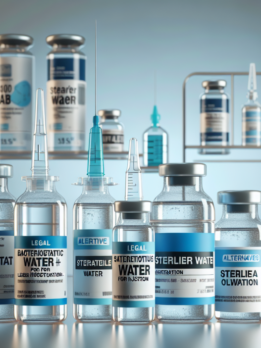 Alternativas legales a Agua bacteriostática para inyección