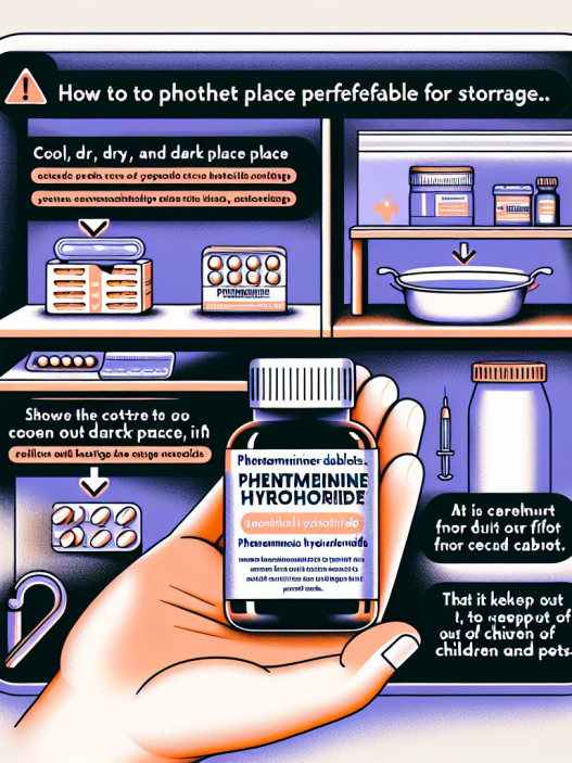 Cómo almacenar correctamente Phentermine Hydrochlorid
