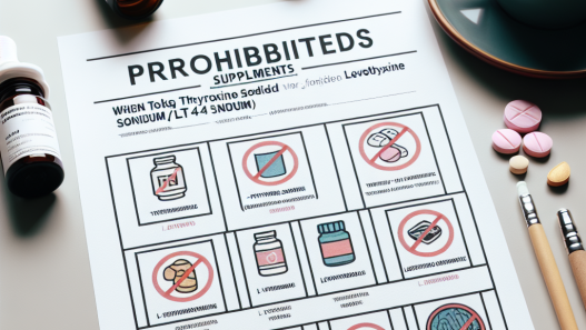 Suplementos prohibidos con L-Thyroxine Sodium/Levothyroxine Sodium (LT4 sodium)