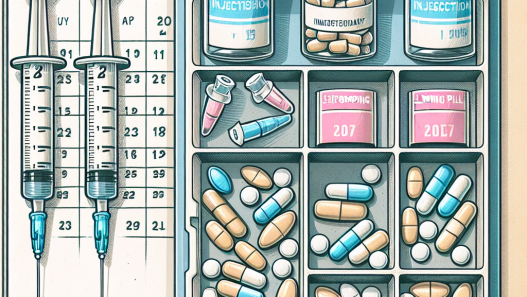 Protocolos semanales con Inyecciones y pastillas para adelgazar