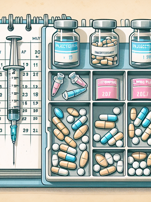 Protocolos semanales con Inyecciones y pastillas para adelgazar