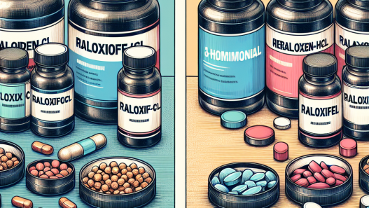 Raloxifen-HCl y suplementos pre-hormonales: diferencias