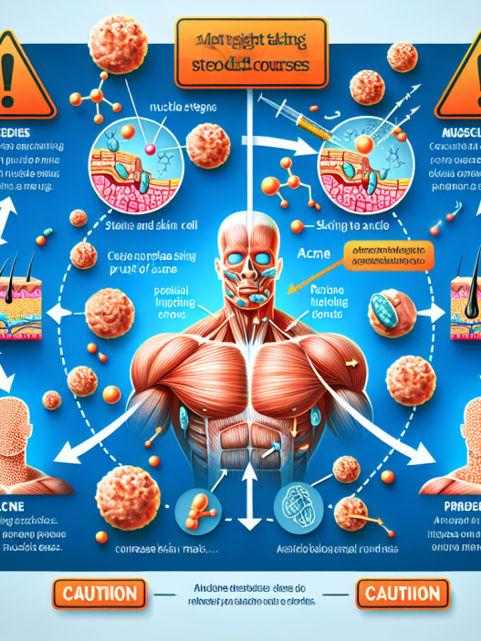 ¿Aumenta Cursos de esteroides para aumentar la masa muscular el riesgo de acné?