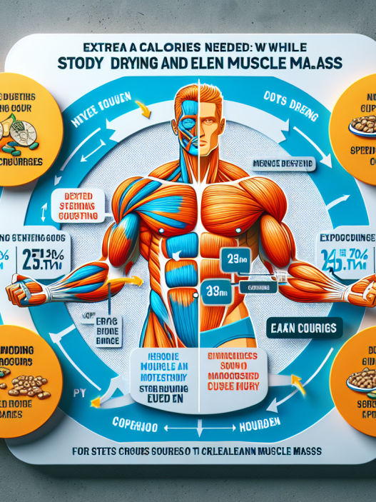 ¿Cuántas calorías extra consumir con Cursos de esteroides para secado y modelado corporal (aumento de masa magra)?