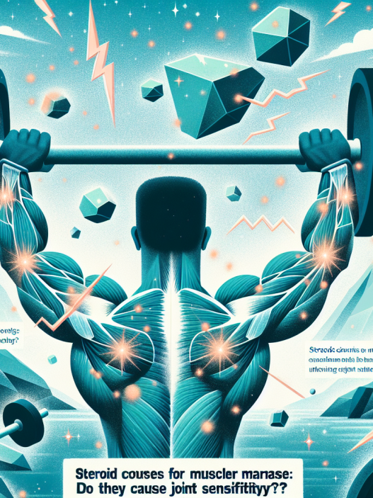 ¿Cursos de esteroides para aumentar la masa muscular causa sensibilidad en las articulaciones?