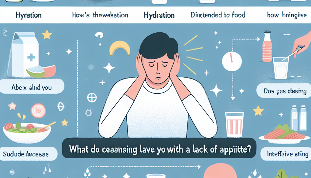 Qué hacer si Limpieza y desintoxicación te deja sin apetito