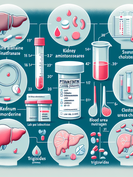 Qué parámetros vigilar en sangre al usar Pitavastatina cálcica