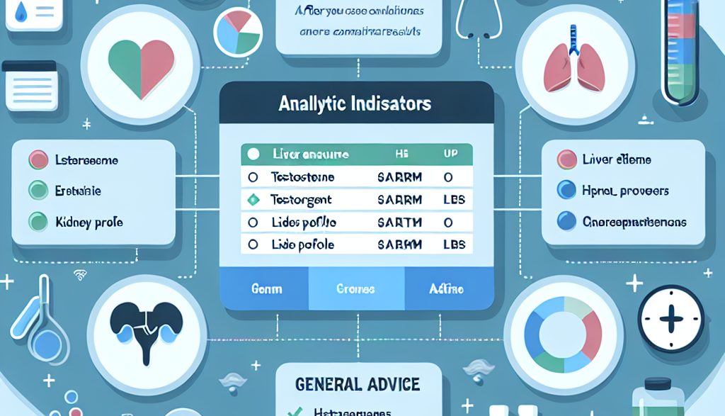 Qué revisar en tu analítica después de usar SARMs