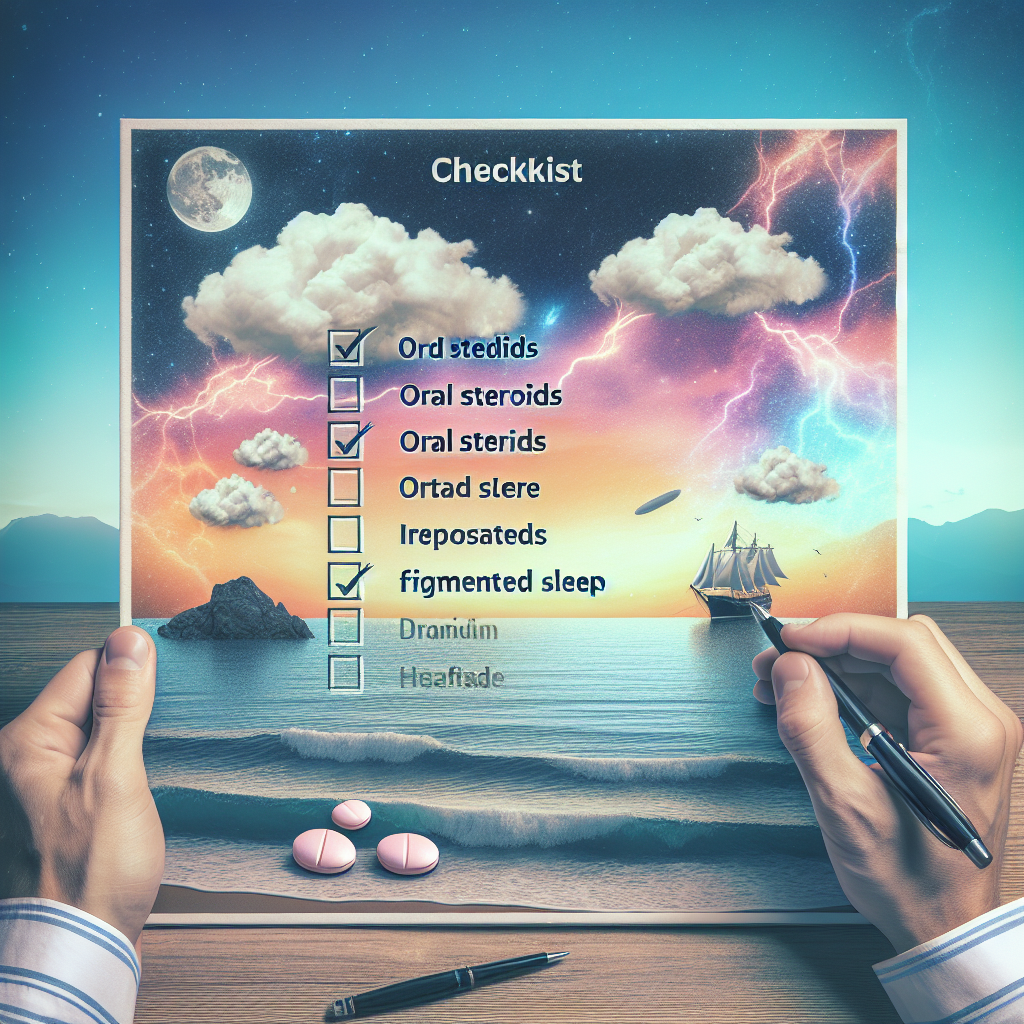 Esteroides orales y sueño fragmentado: checklist